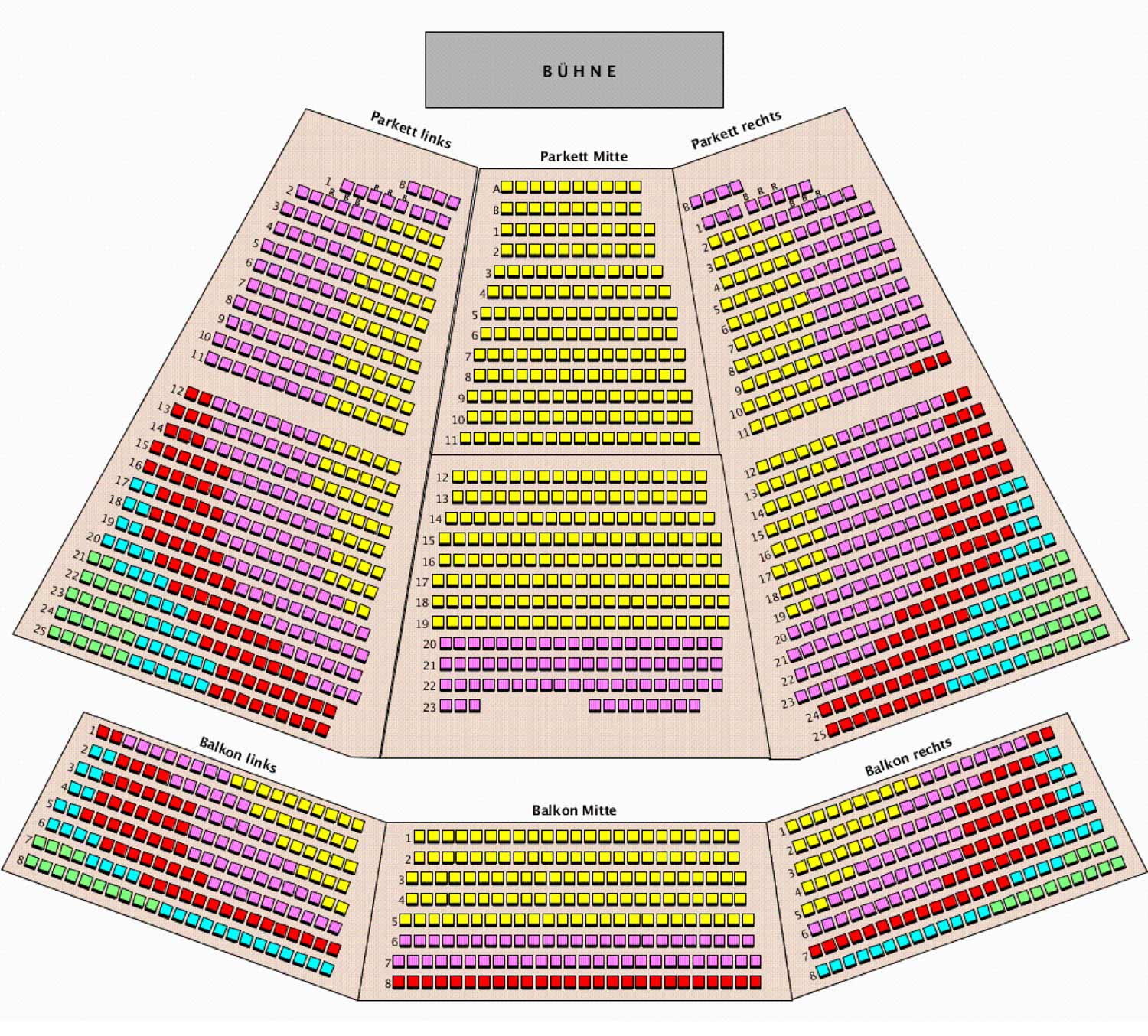 Sitzplan Musicaldome Köln Foto: Musicaldome Köln