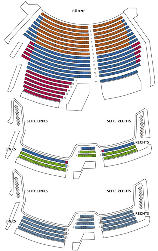Sitzplan Aalto Theater Foto: Aalto Theater